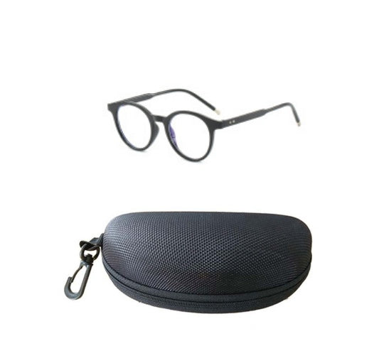 Unisex Round Glasses Anti Blue Light PC Frame Eyeglasses