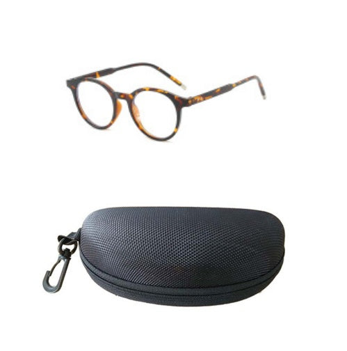 Unisex Round Glasses Anti Blue Light PC Frame Eyeglasses