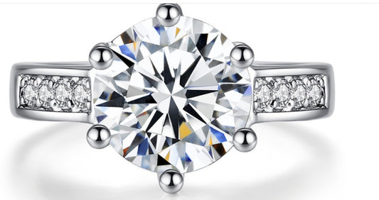 Womens Geometric Copper Inlaid Zircon Ring Fashion Jewelry Individually Packed Gift Ring Wedding Ring Promise Ring