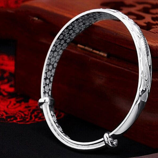Copper Bracelet For Women Double Fish And Lotus Bangle Electroplated Korean Style Gifts For Wedding And Travel