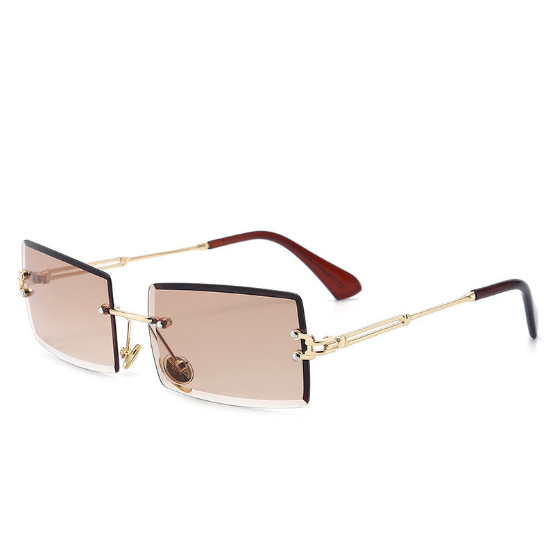 Vintage Sunglasses For Men And Women Metal Frame Sun Glasses With PC Lenses And High Visibility For Daily Wear