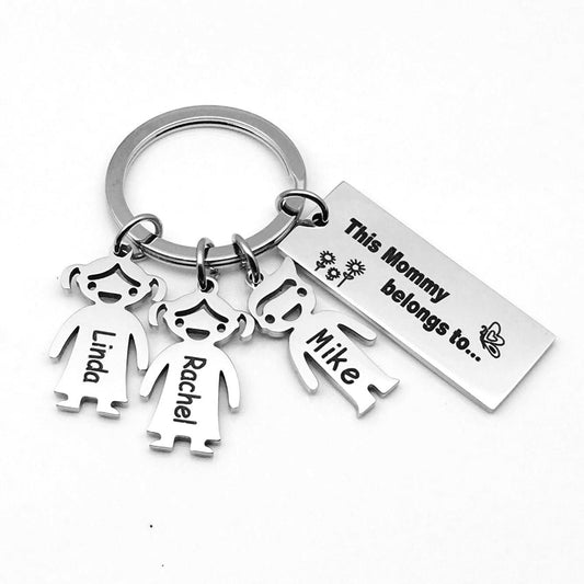 Unisex Stainless Steel Pendant Keychain Titanium Steel Pendant Gift For Boys And Girls Durable Accessory Style