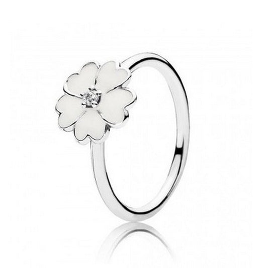 Korean Geometric Silver Ring For Women Simple Gift Band