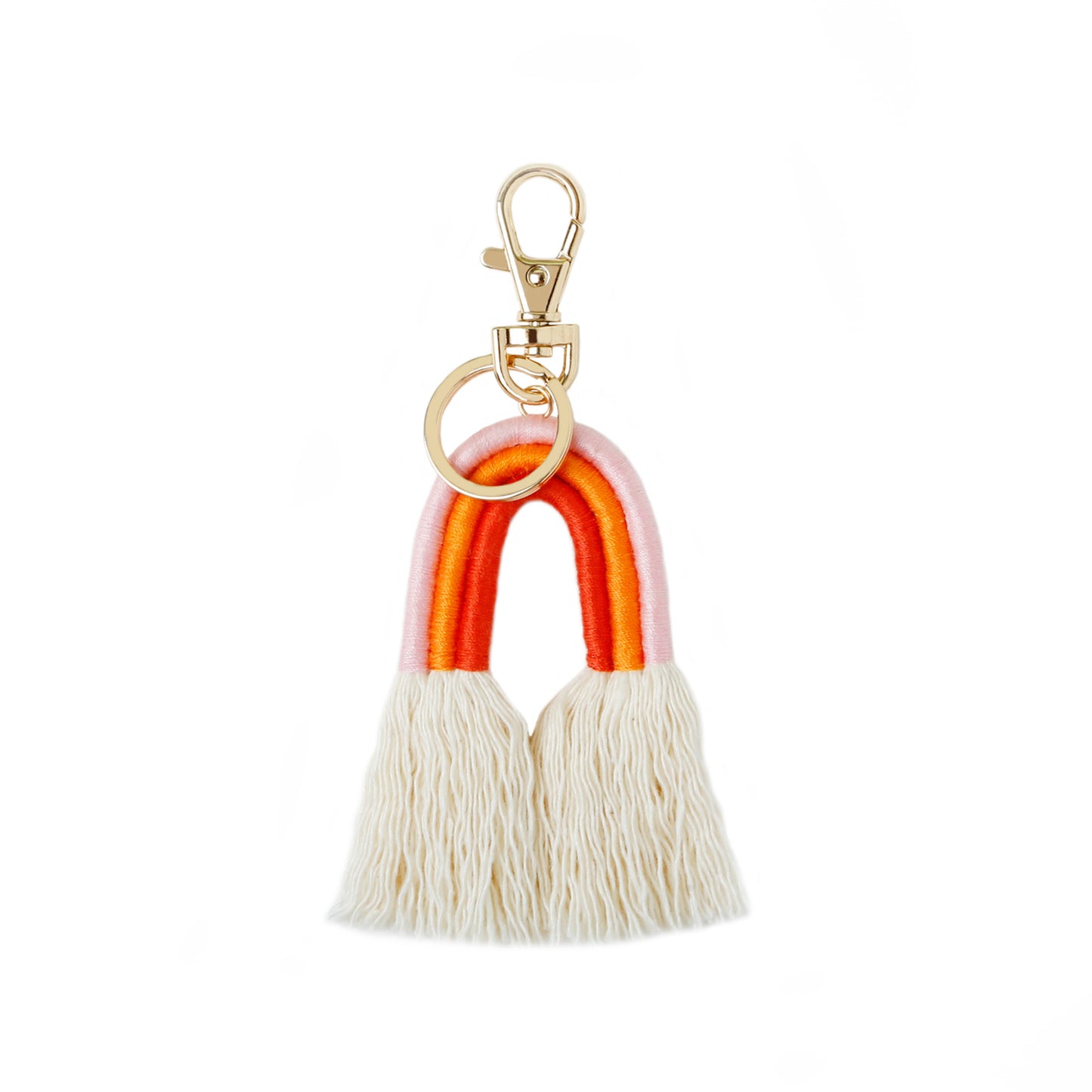 Handmade Tassel Keychain Alloy Pendant Hand Woven Rope Knot Bag Charm Bohemian Keyring European Decoration Style
