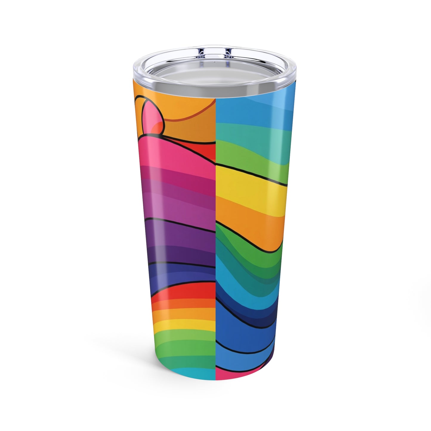 20 Oz Stainless Steel Tumbler With Design Double Wall Insulation Leak Proof Hot And Cold Beverages Dishwasher Safe