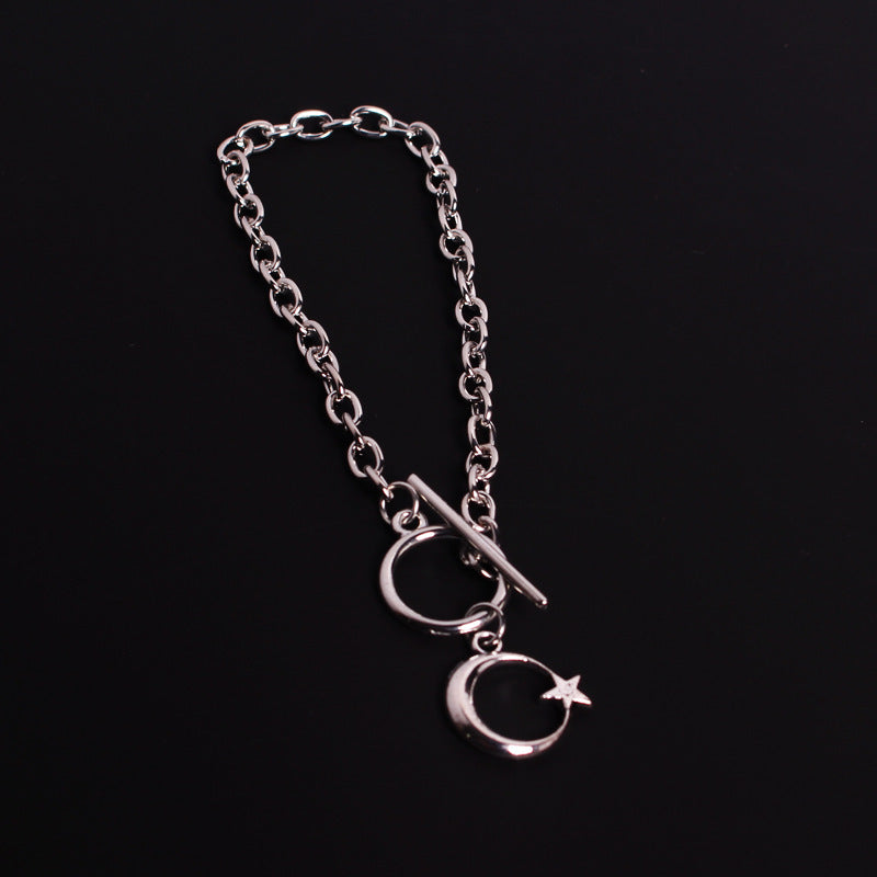 Unisex Alloy Bracelet Electroplated Retro Design Round Noodle Bear Charms With Smiley Lettering Glossy Finishes