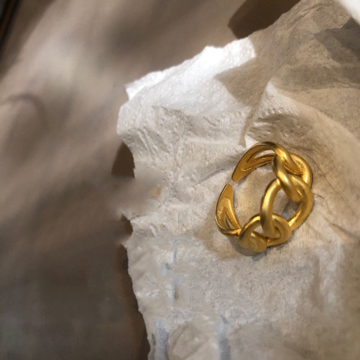 Sterling Silver Knotted Ring Adjustable Open Ring Geometric Jewelry Gift For Her Lightweight Daily New Touches