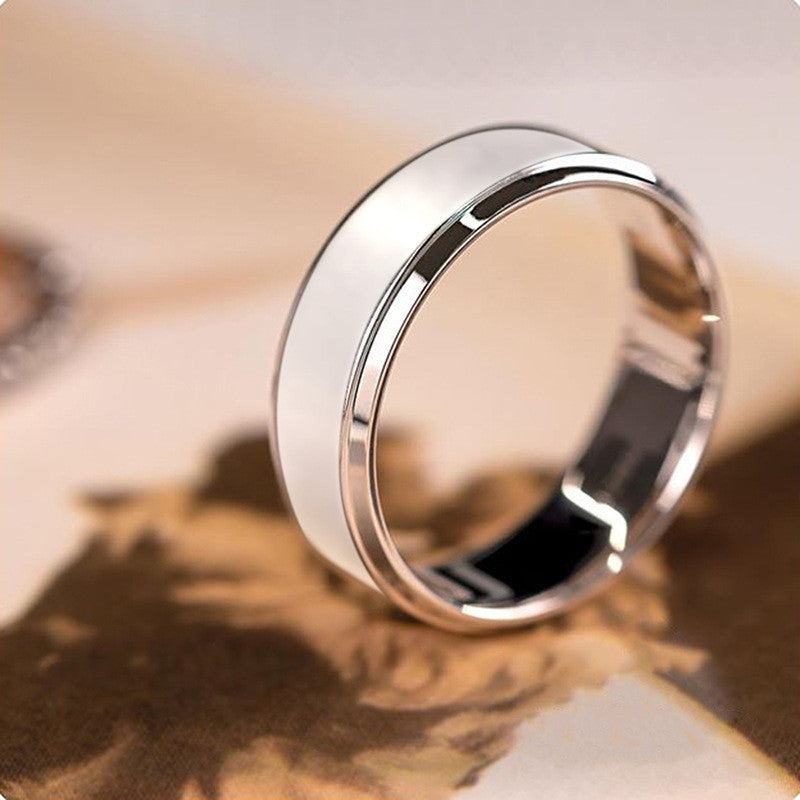 Womens Exquisite Zircon Inlaid Rings Set Luxury Couple Rings Europe and America Geometry Rings Gold-Plated Artificial Gems Semi-Precious Stones Ring Set Three Pieces