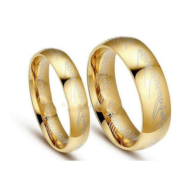 Men Titanium Steel Ring Band Europe America Geometry Rainbow Decor Accessories Inner Diameter 16 17 18 19 20mm