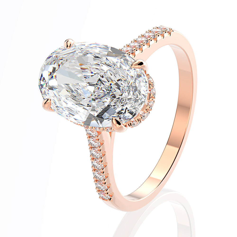 Womens 925 Sterling Silver Ring With Artificial Diamond Geometric Design Individually Packed For Festivals Worldwide