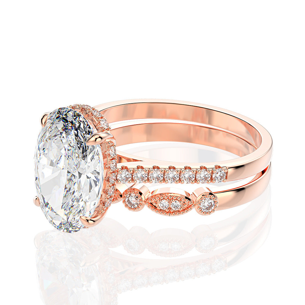 Womens 925 Sterling Silver Ring With Artificial Diamond Geometric Design Individually Packed For Festivals Worldwide
