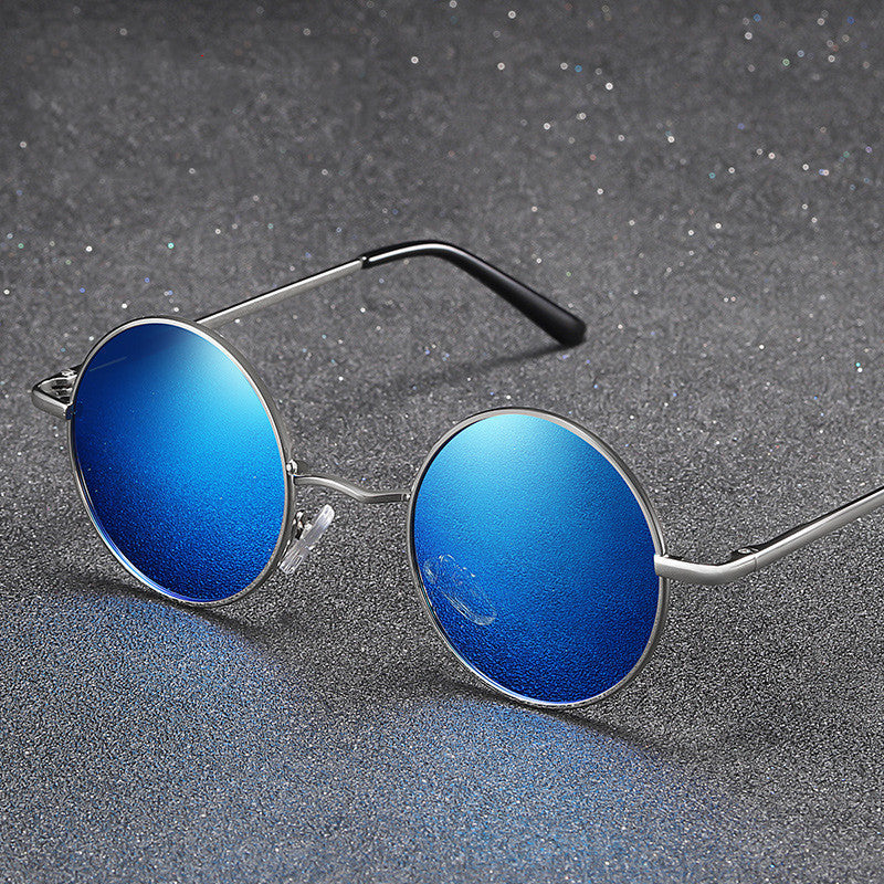 Womens Vintage Sunglasses Polarized Sunglasses Metal Frame Sun Protection Gray Lens Yellow Lens Outdoor Yellow