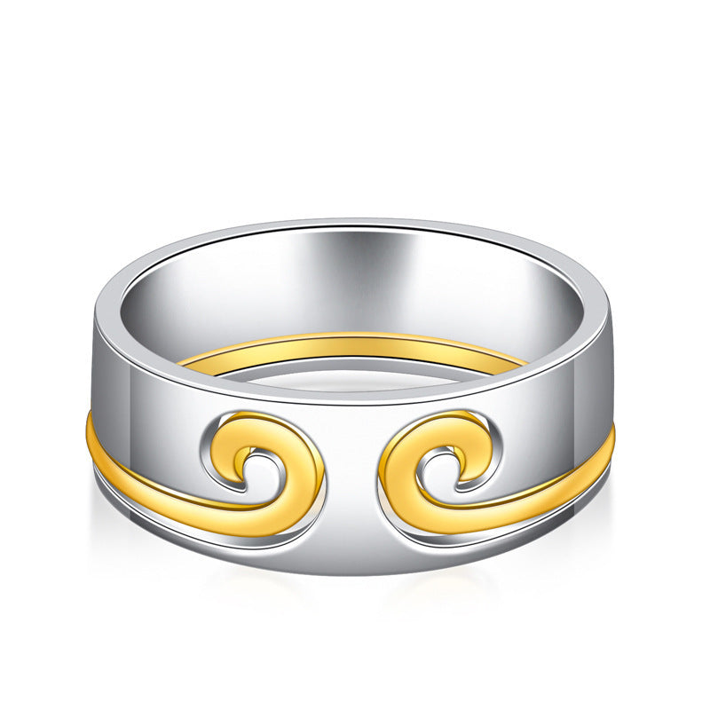 Valentines Day Curse Two In One Ring For Couples Gift White Gold Rose Gold Birthday Special Gift For Her Prime