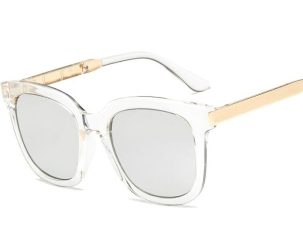 Vintage Unisex Sunglasses Non Polarized Lenses Plastic Frame Bright Black Gray New UV Protection Women And Men