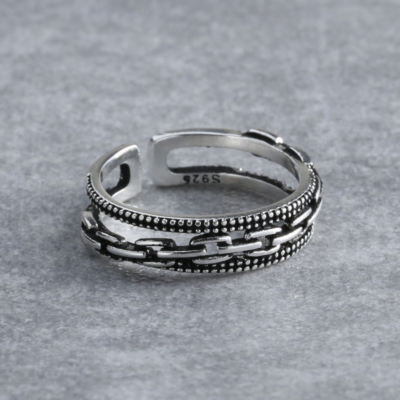 Womens Adjustable Opening Twist Ring Retro Index Finger Ring Copper Eco Friendly Jewelry Individually Wrapped Pieces