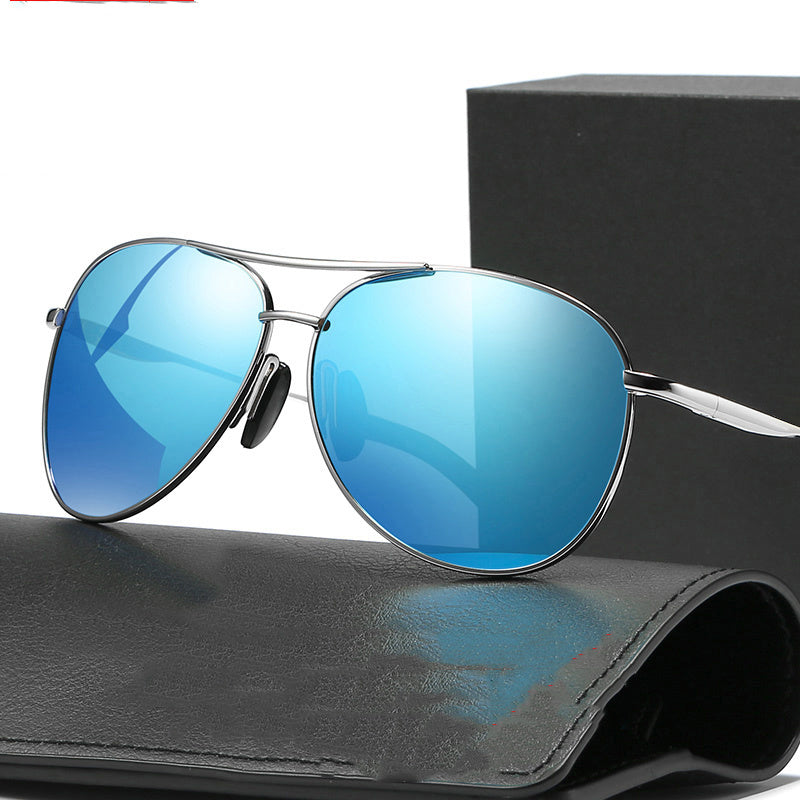 Polarized Sunglasses Day And Night Driving Anti Glare UV Protection Resin Lens Round Long Square And Oval Face