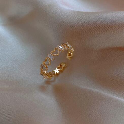 Womens Adjustable Openpro Geometric Ring Bracelet Fashion Jewelry High Quality Ring Design Individually Packed