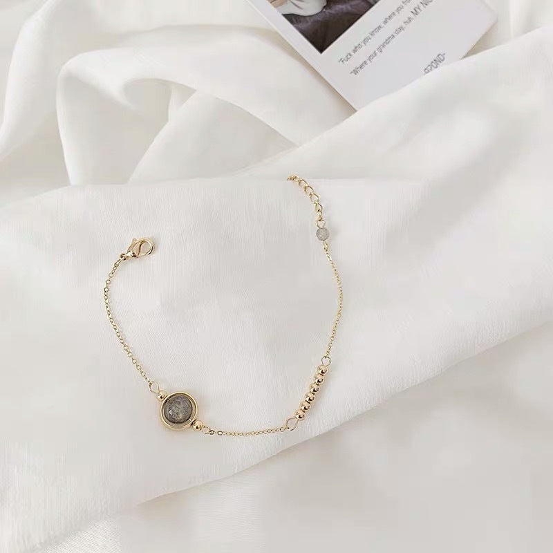 Womens Geometric BraceletAll With Forest Beads Elegant Jewelry Hand Accessory Stylish Design For Everyday Wear