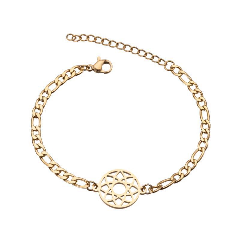 Womens Stainless Steel Skull Bracelet Electroplated European Design Fashion Wristband Jewelry Durable Everyday