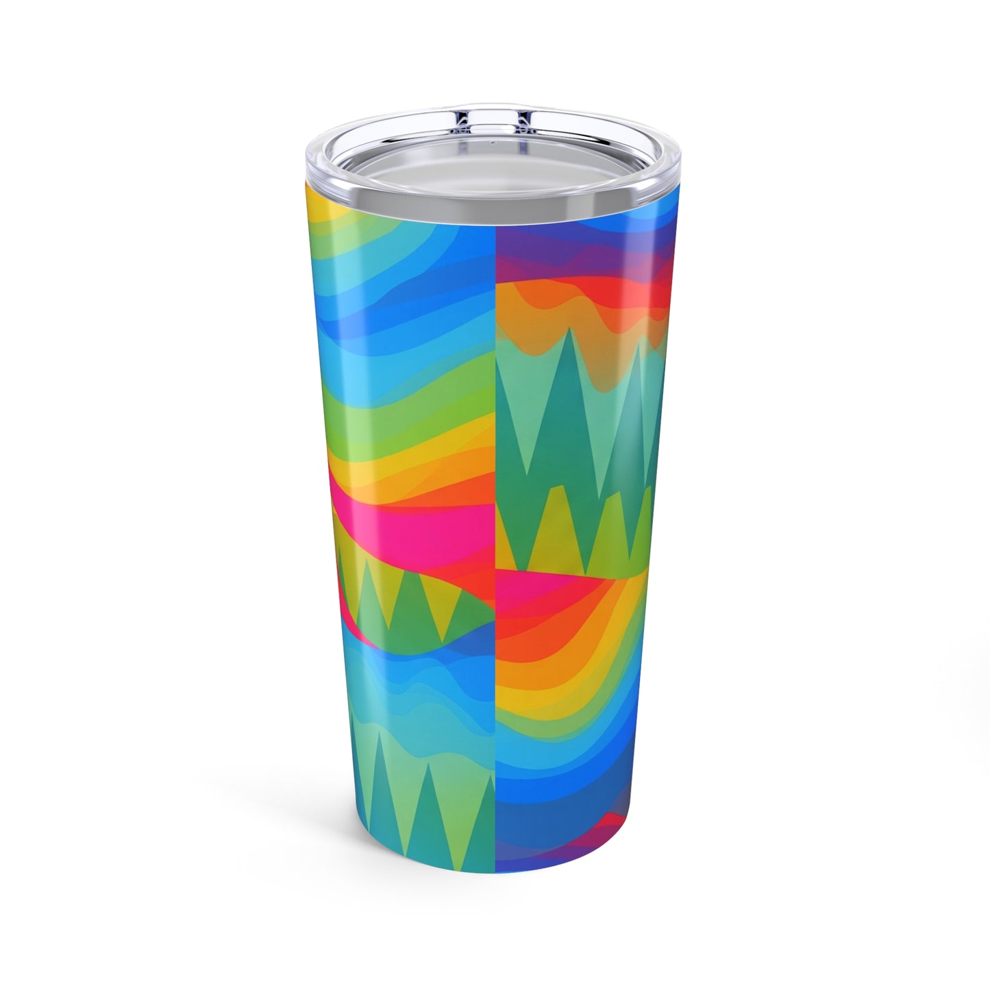 20oz Stainless Steel Printed Tumbler With Double Wall Vacuum Insulation Leak Proof Lid For Hot Or Cold Drinks