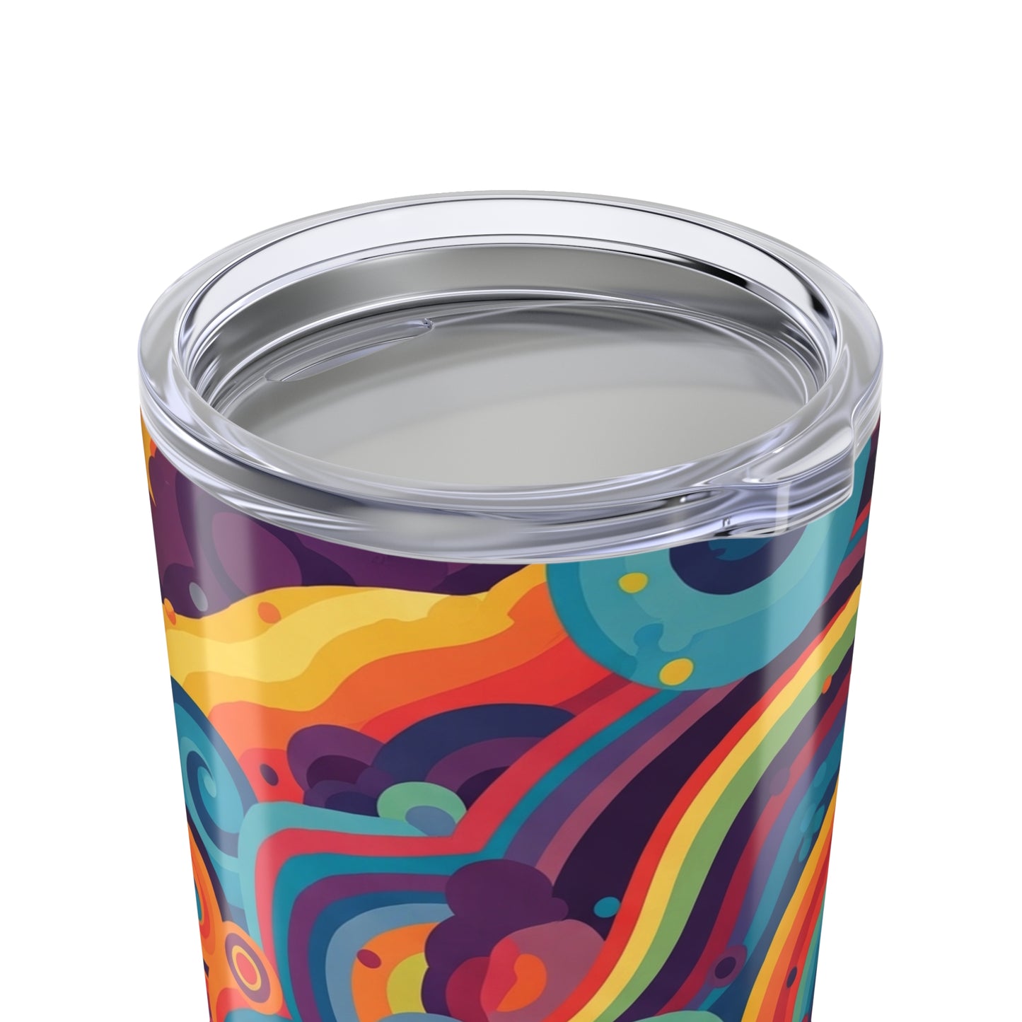 20 Oz Stainless Steel Tumbler Double Wall Vacuum Insulated BPA Free Printed Design Durable for Hot and Cold Drinks