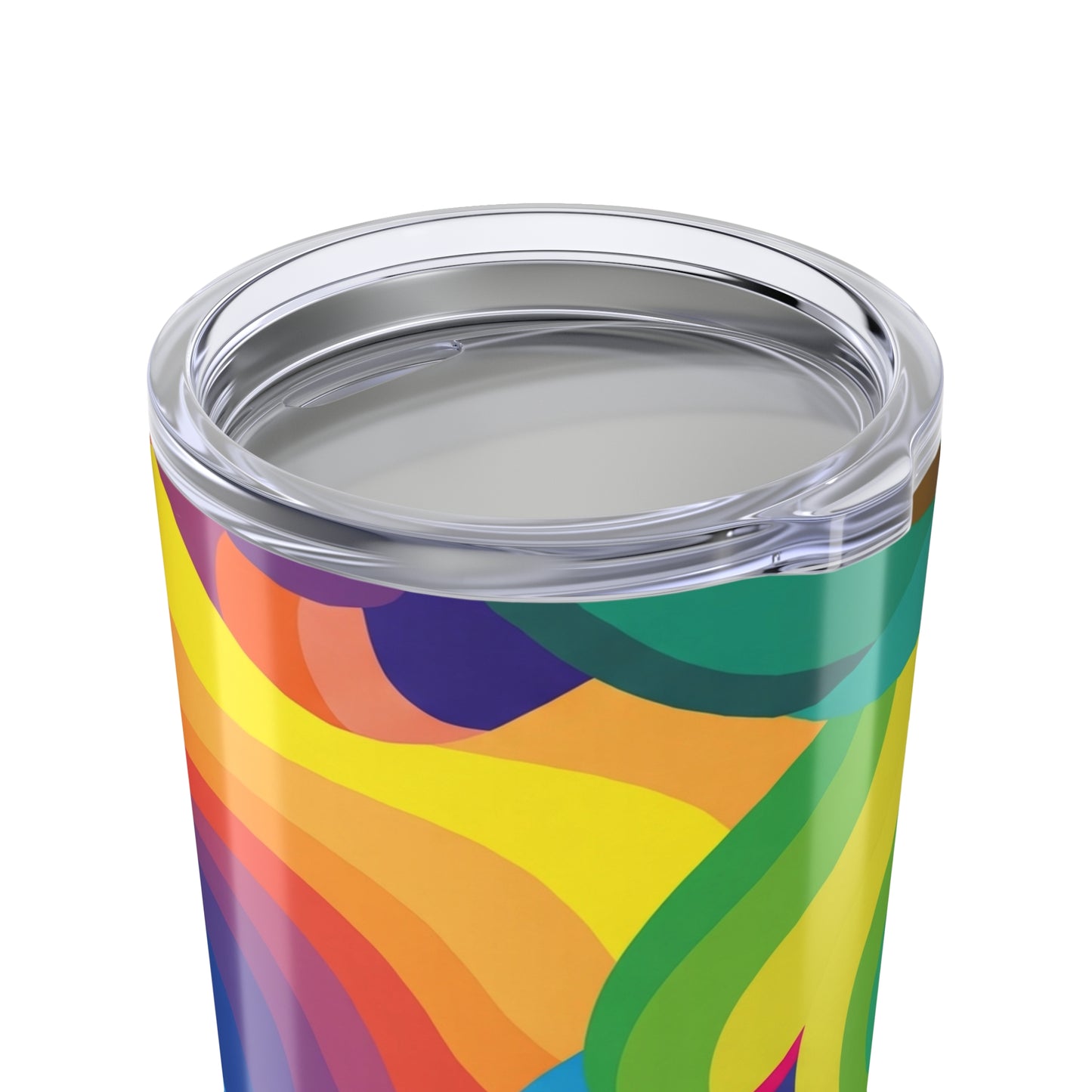 20 Ounce Stainless Steel Tumbler With Double Wall Insulation Printed Spill Resistant Design For Hot And Cold
