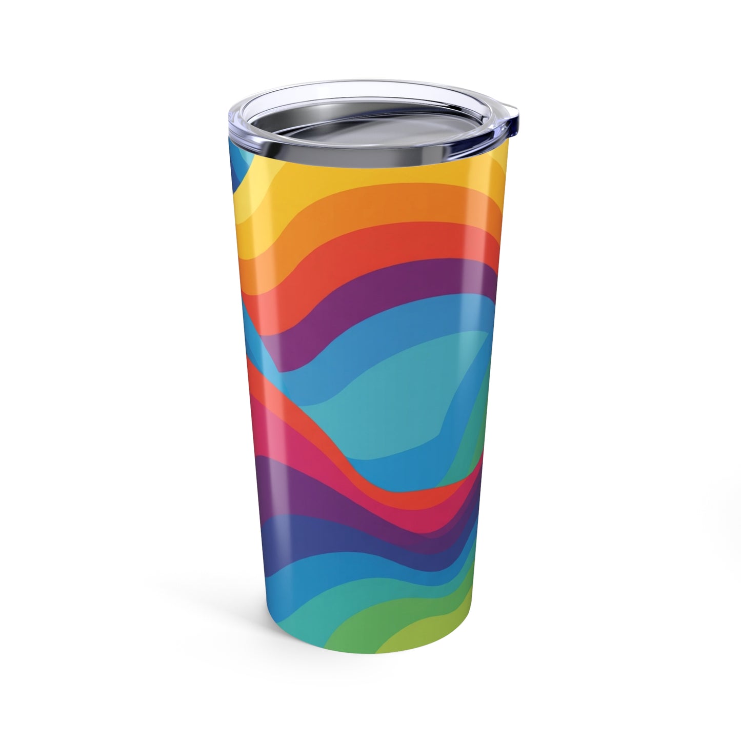 20oz Stainless Steel Tumbler With Printed Design Double Wall Vacuum Insulated Spill Resistant BPA Free Thermal