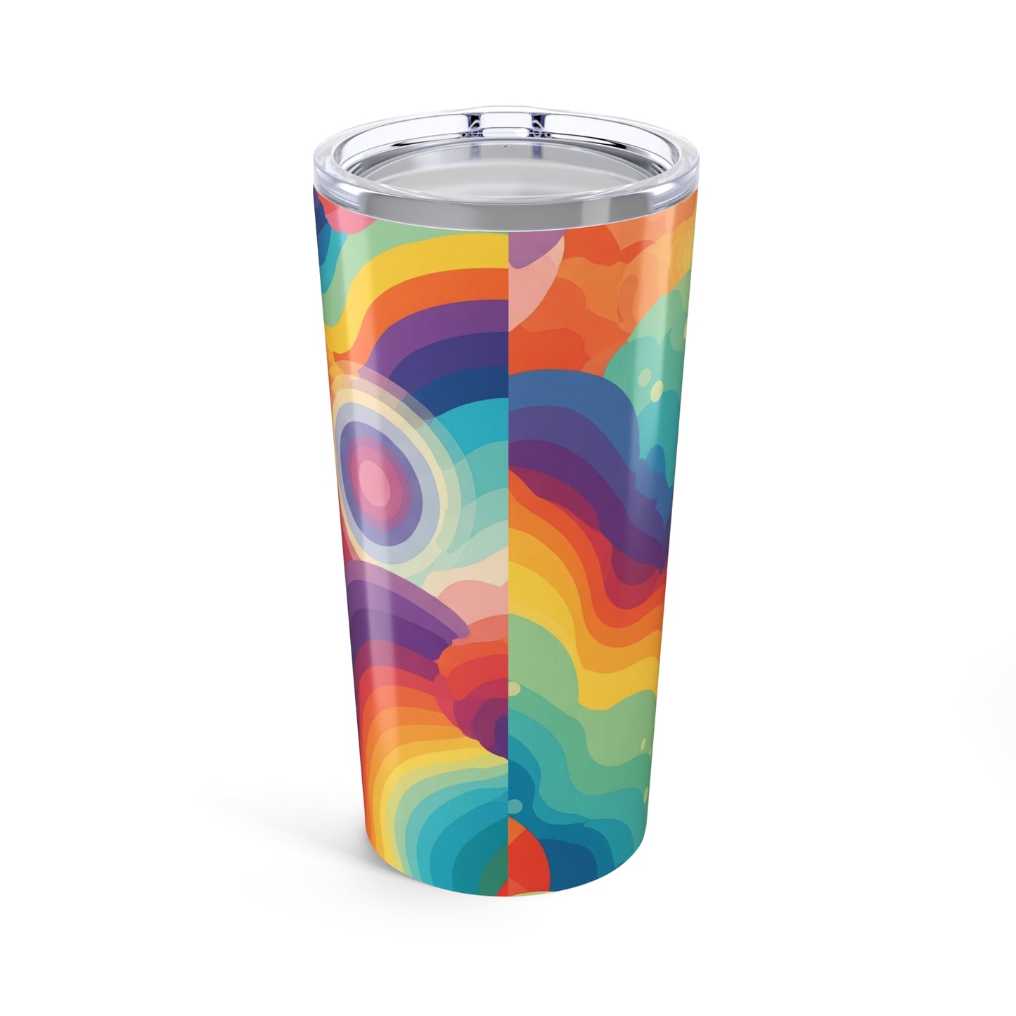 20 Ounce Steel Tumbler With Double Wall Vacuum Insulation Leak Proof Design For Hot Or Cold Drinks Printed Design