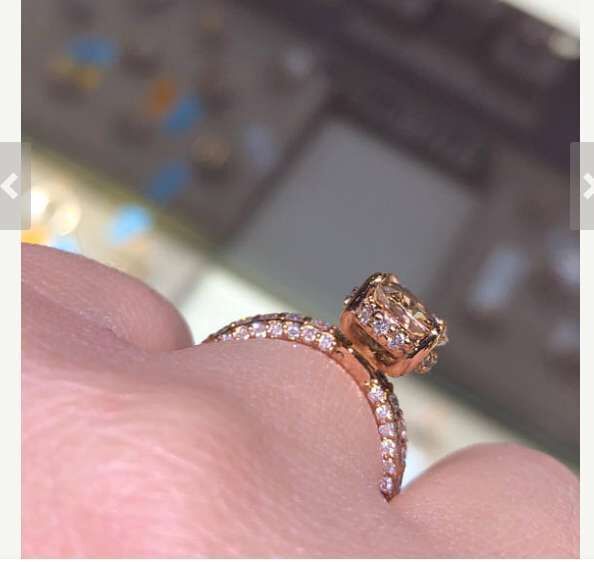 Womens Platinum Plated Zircon Ring Sparkling Cubic Zirconia Brass Fashion Jewelry Statement Ring TrendyQuality