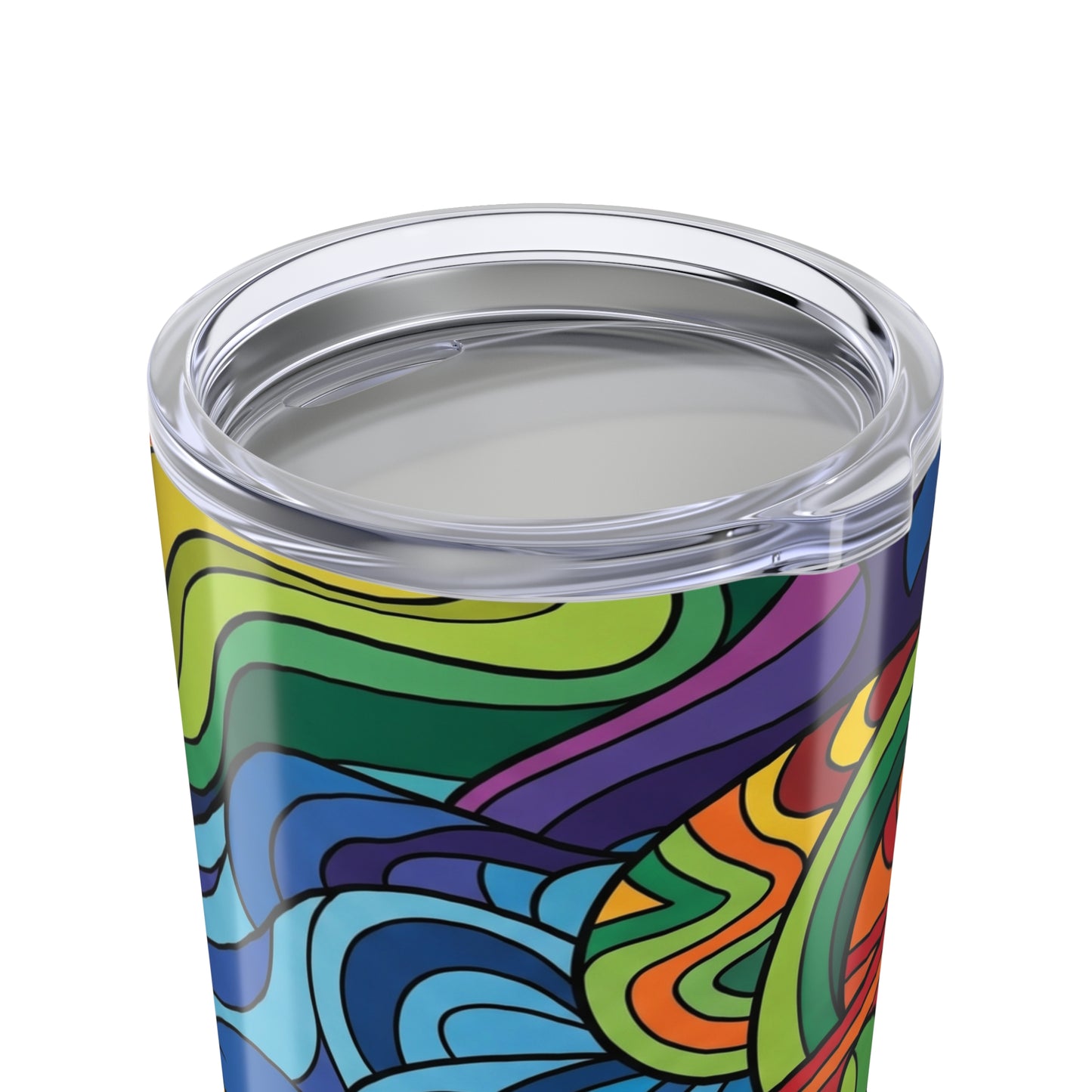 20 Oz Stainless Steel Tumbler With Double Wall Vacuum Insulation Spill Resistant Lid Printed Beverage Dishwasher