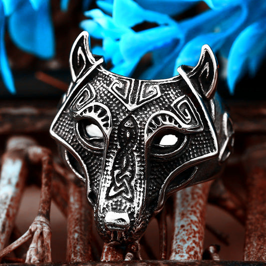 Mens Animal Ring Electroplated Alloy Fashion Jewelry Durable Statement Band Unique Bold Design Accessory Charm
