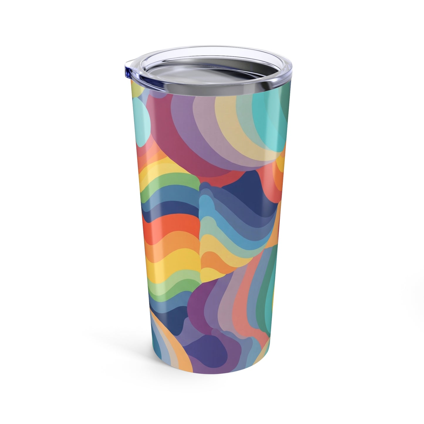 20oz Stainless Steel Printed Tumbler With Double Wall Vacuum Insulation Spill Resistant For Hot And Cold Beverages