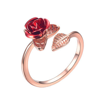 Gold Plated Rose Bracelet For Women Rose Gold Brass Jewelry Delicate Design Fashion Gift Idea Everyday Charm X