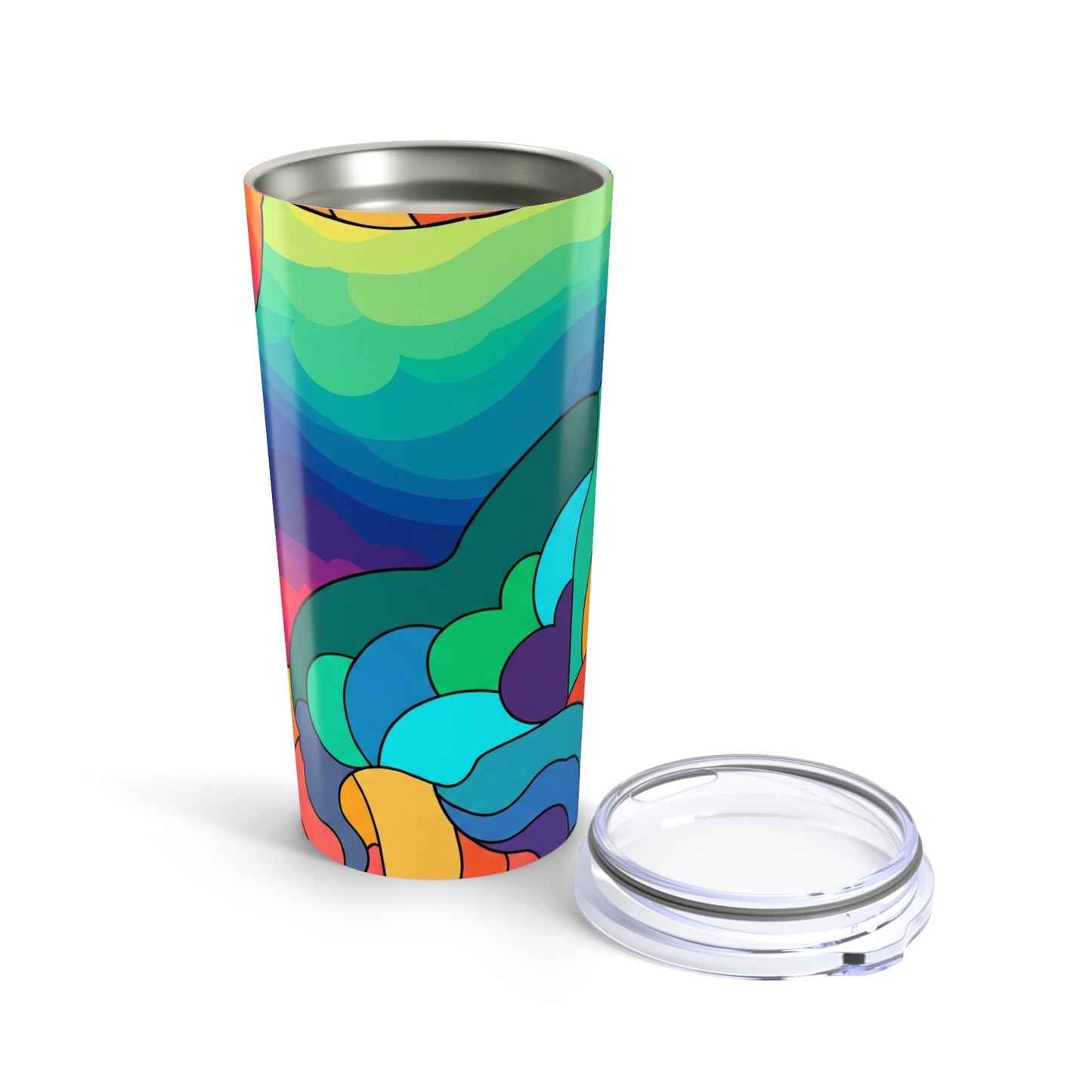 20oz Stainless Steel Travel Tumbler With Double Wall Vacuum Insulation Spill Resistant For Hot And Cold Beverages