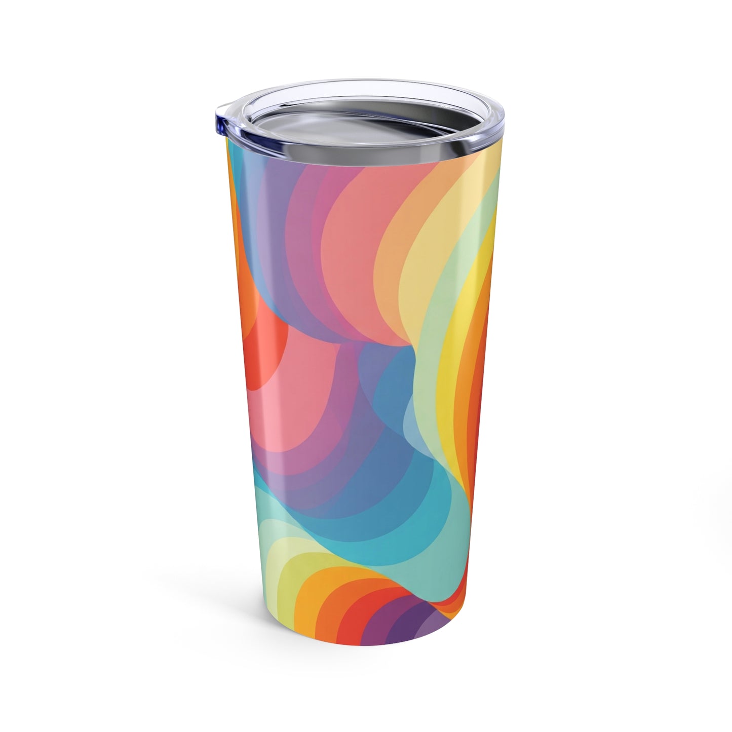 20oz Stainless Steel Tumbler With Double Wall Vacuum Insulation Leak Proof Lid Printed Durable Beverage Container