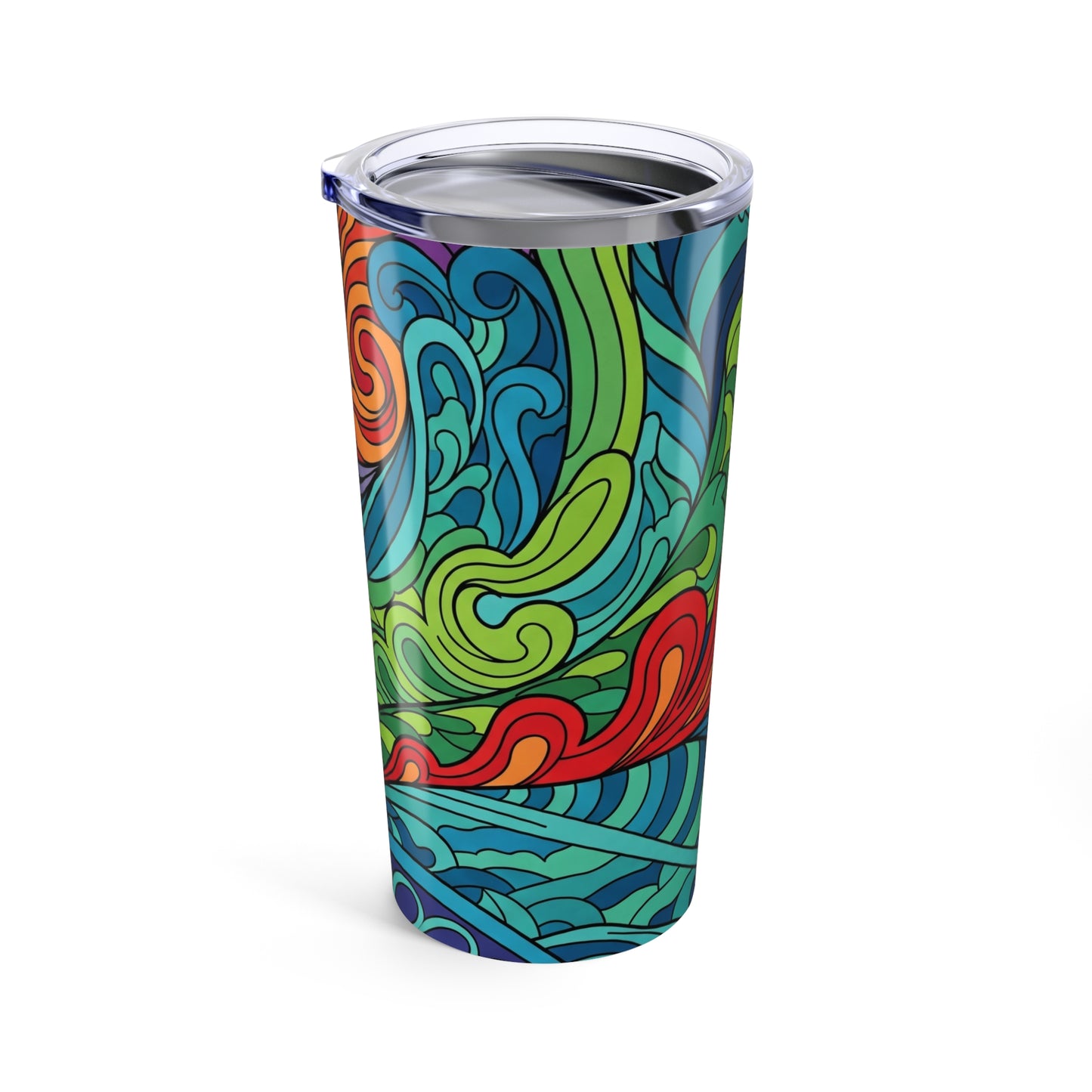 20oz Stainless Steel Travel Mug Double Wall Vacuum Insulated Spill Resistant Dishwasher Safe Keeps Beverages Hot
