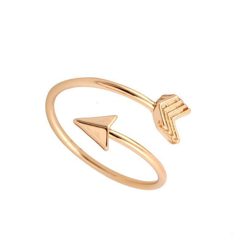 Alloy Arrow Rings Fashion Jewelry Accessory For Ladies And Girls Trendy Rings Everyday Wear Party Or Occasions