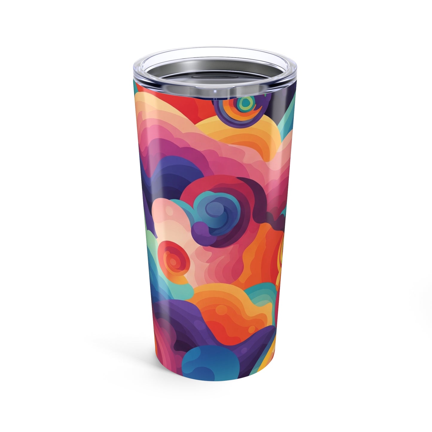 20oz Stainless Steel Travel Mug Double Wall Vacuum Insulated Spill Resistant Printed Durable For Hot And Cold
