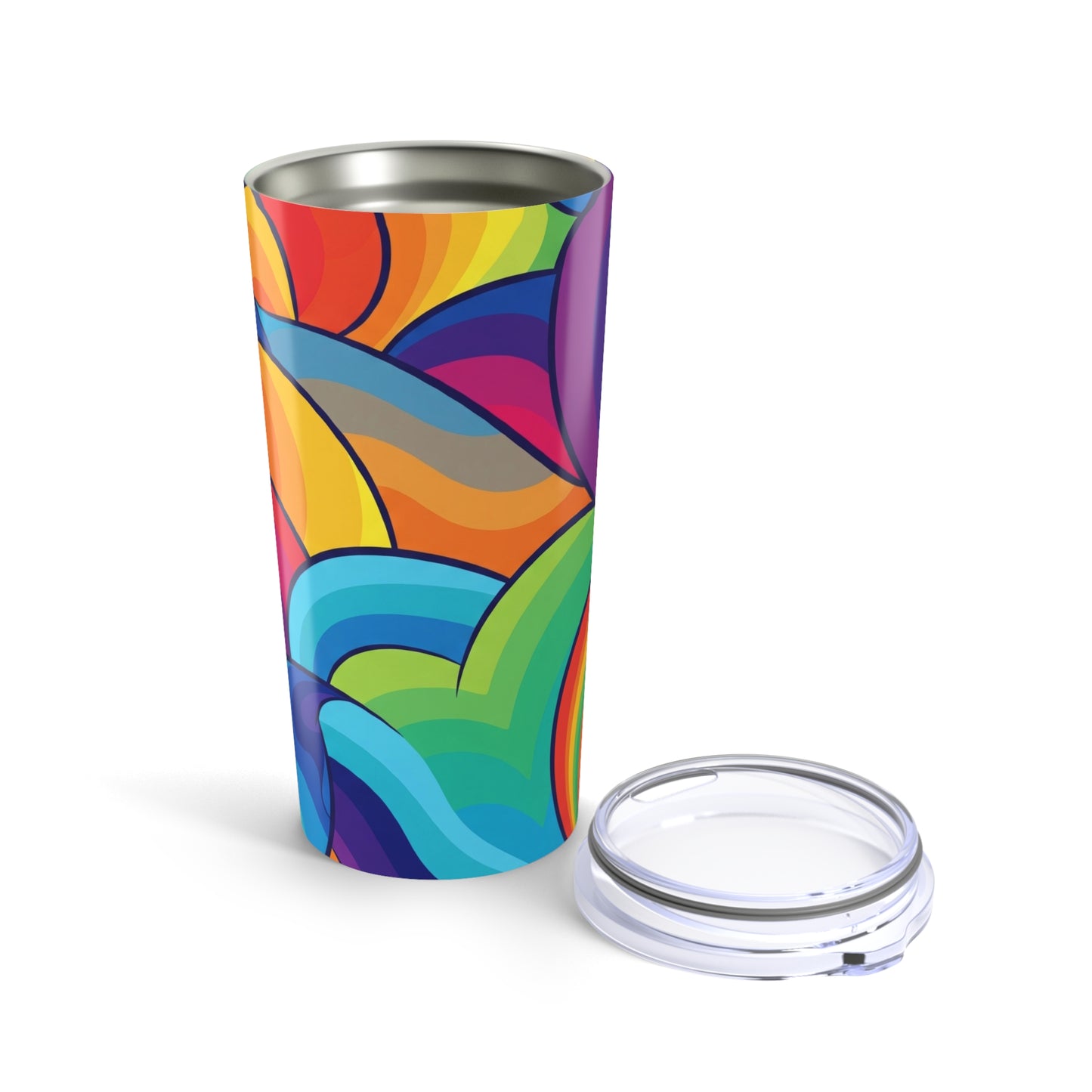 20 Oz Stainless Steel Tumbler With Double Wall Vacuum Insulation Spill Resistant BPA Free For Hot And Cold