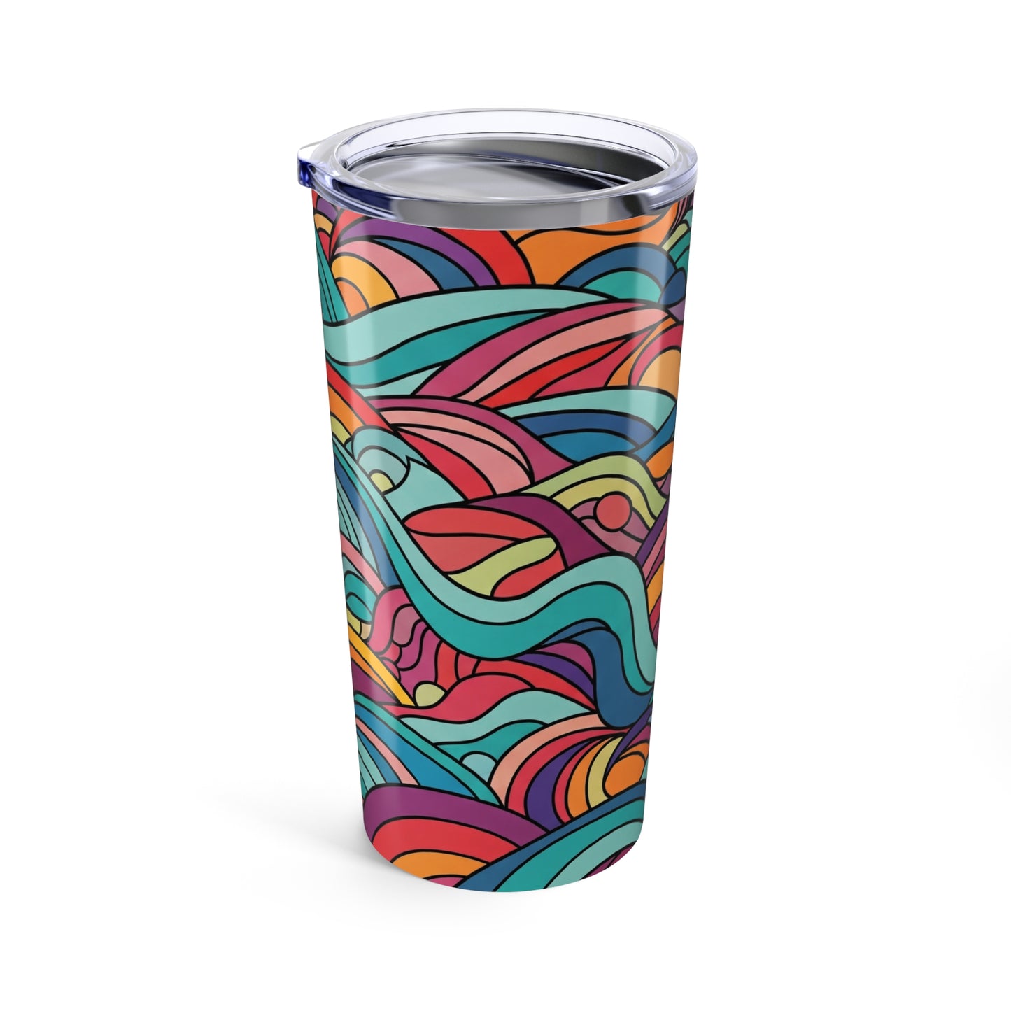 20oz Stainless Steel Travel Mug With Double Wall Vacuum Insulation Leak Proof For Hot Or Cold Beverages Dishwasher