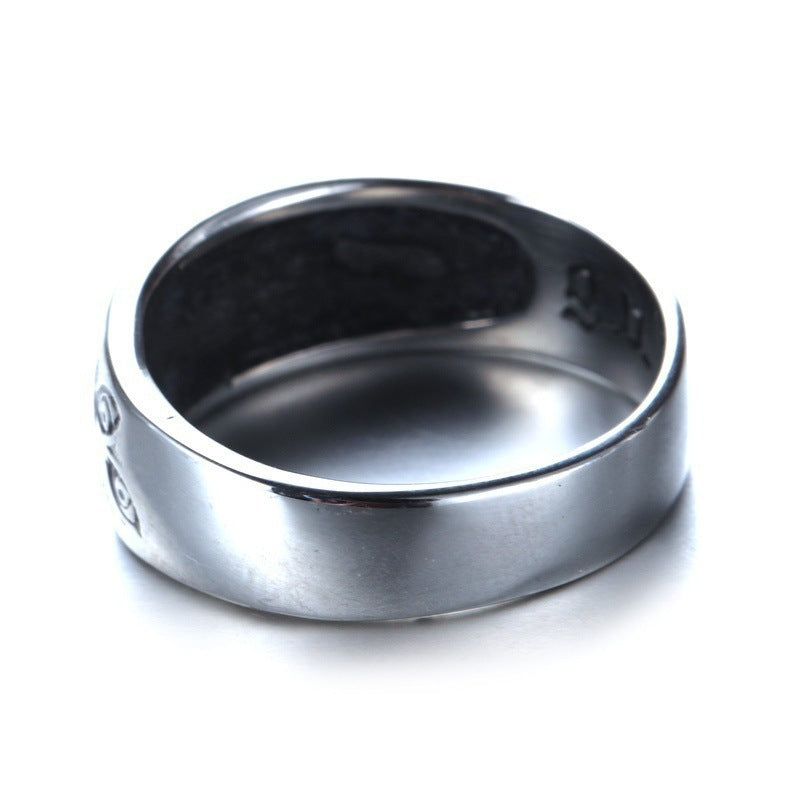 Unisex Devil Eye Ring Stainless Steel Electroplated Alloy Jewelry Fashion Ring Statement Ring For Any Occasion