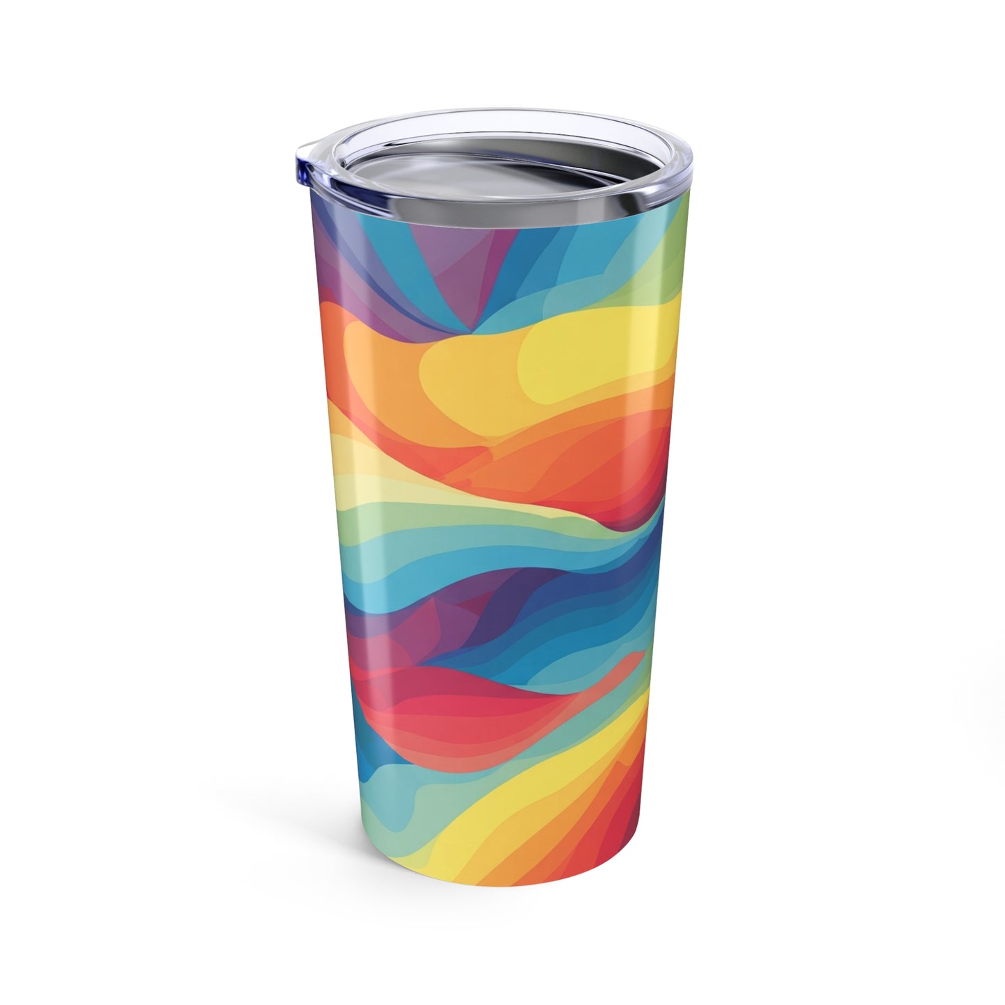 20oz Stainless Steel Tumbler Printed Design Double Wall Vacuum Insulated Travel Mug Durable Leak Proof Hot Or Cold