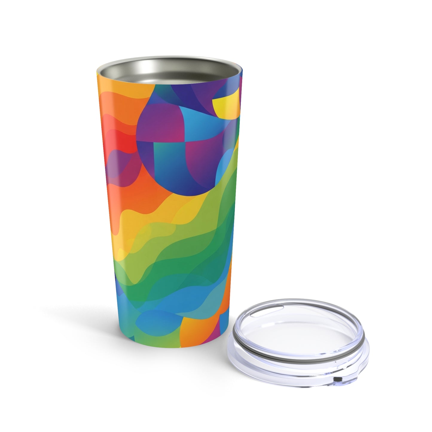 20 Ounce Stainless Steel Tumbler With Double Wall Vacuum Insulation Spillproof Travel Mug For Hot And Cold Drinks