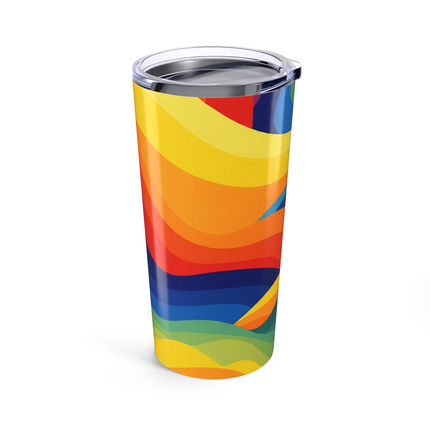 20oz Stainless Steel Printed Tumbler With Double Wall Vacuum Insulation Spill Resistant Durable Thermal Drink