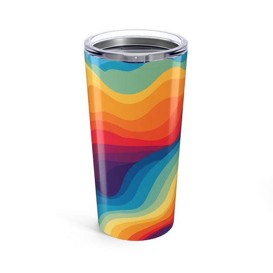 20oz Stainless Steel Tumbler With Double Wall Insulation Spill Resistant Travel Mug For Hot Or Cold Beverages