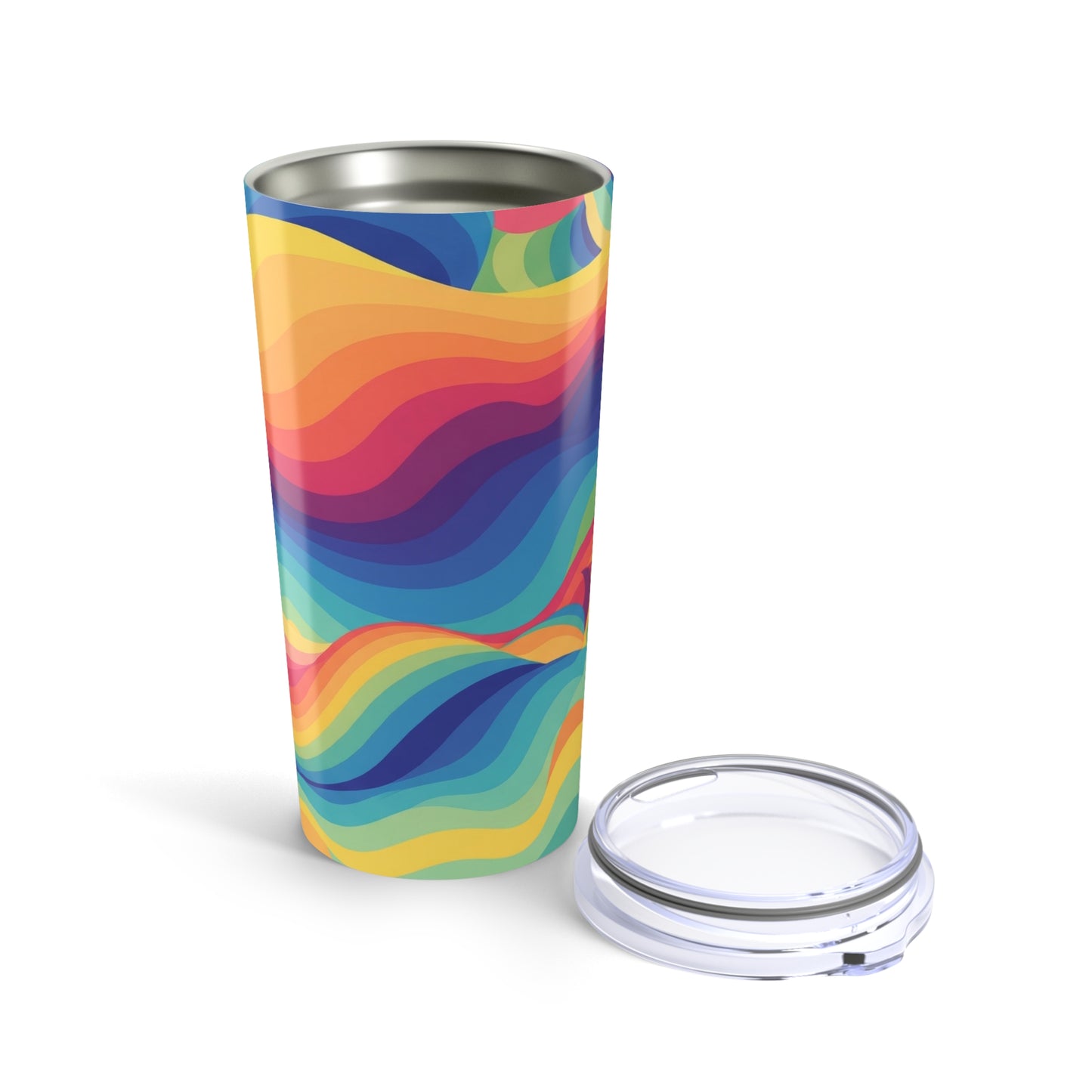 20oz Stainless Steel Tumbler With Double Wall Vacuum Insulation Spill Resistant Hot Cold Drinks Dishwasher Safe