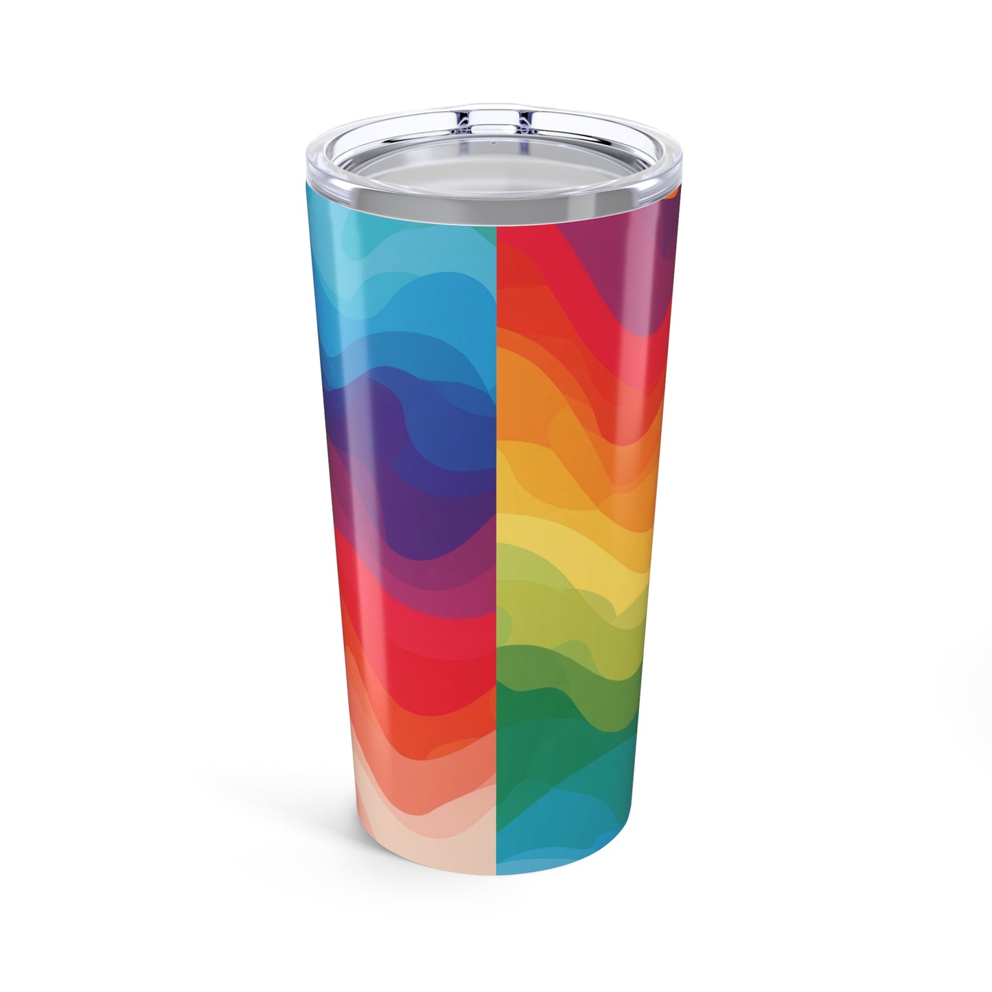20oz Stainless Steel Travel Mug With Double Wall Vacuum Insulation Leak Proof Lid And Printed Design For Everyday