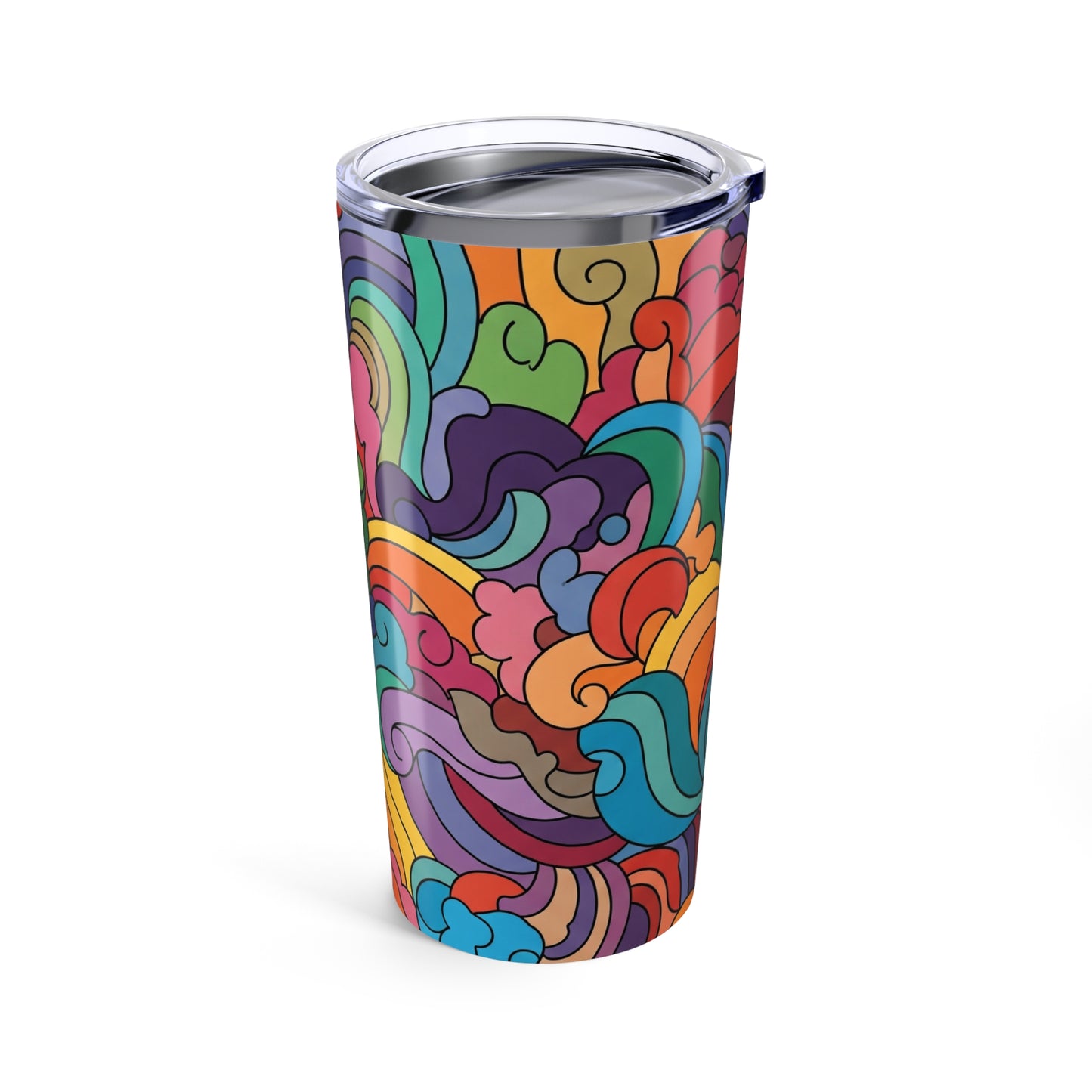 20oz Stainless Steel Travel Mug With Double Wall Vacuum Insulation Leak Proof Tumbler For Hot And Cold Beverages