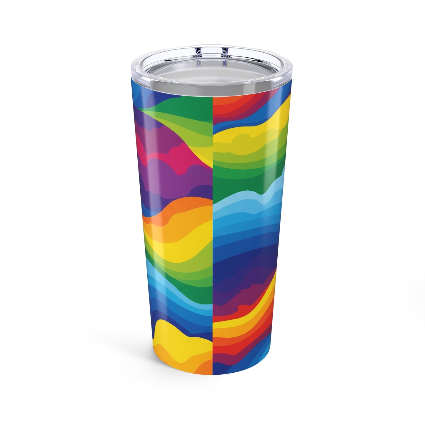 20oz Double Wall Insulated Tumbler With Spill Resistant Design For Hot And Cold Beverages And Unique Printed
