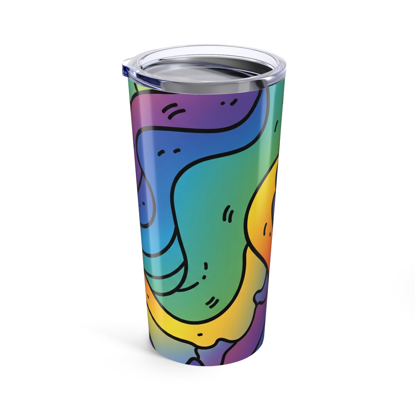 Twenty Ounce Stainless Steel Tumbler With Double Wall Vacuum Insulation Spill Resistant Lid For Hot And Cold